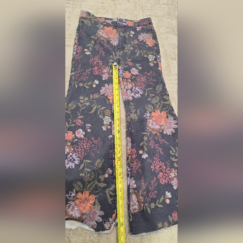Free People Floral Flare Jeans - Multicolor - Picture 13 of 13